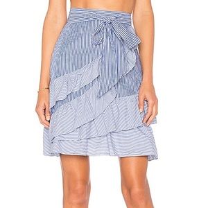 NWT Parker Lambert Skirt in blue/white size 0